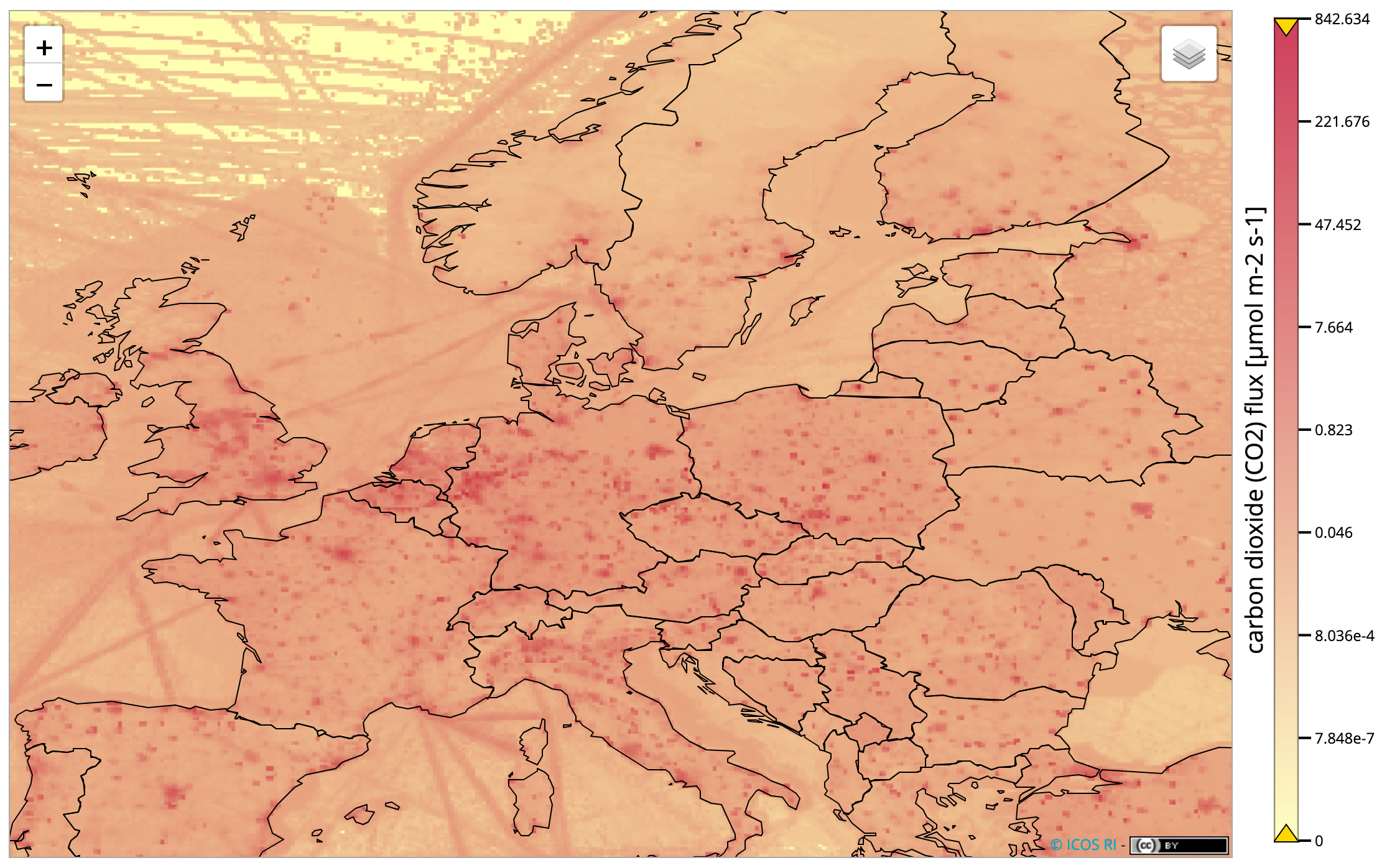 Anthropogenic CO2 emissions 2023