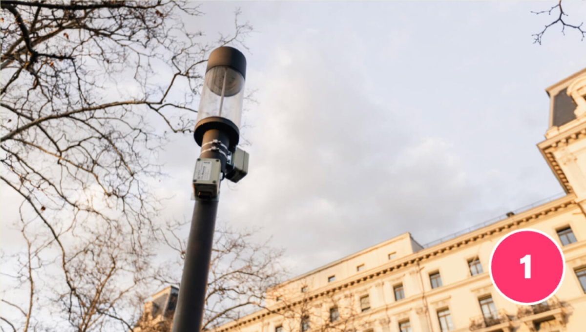 Roof and street-level sensor networks