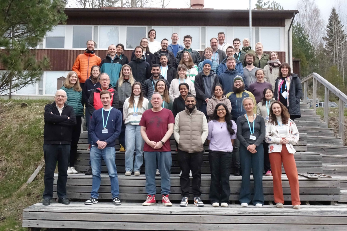 ICOS Summer School 2025 attendees at Hyytiälä Forest Station. Photo by Alex Vermeulen