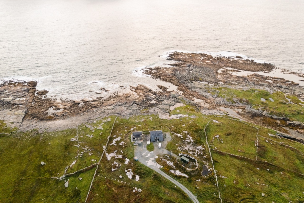 Mace Head station from above
