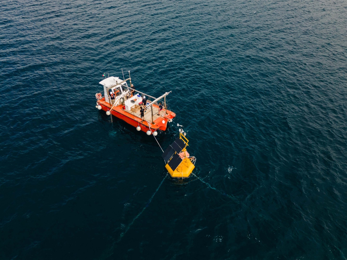 ICOS Ocean station Miramare. Photo by Pekka Pelkonen
