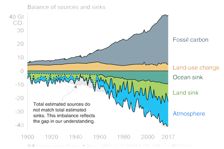 Global sources and sinks