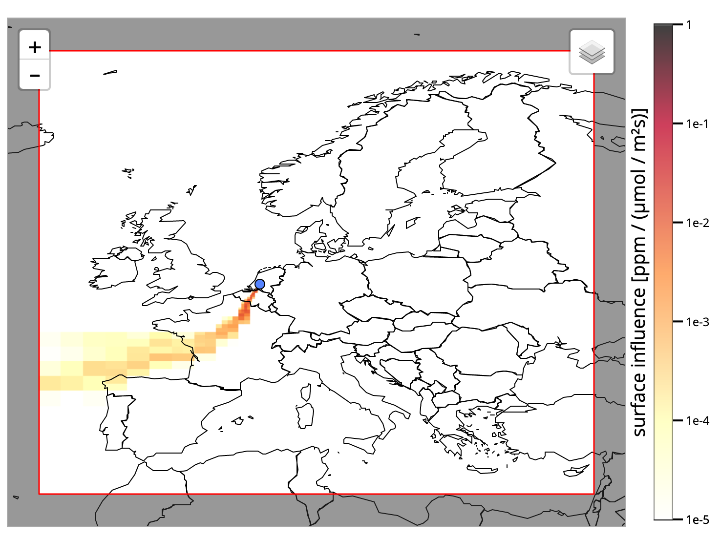 STILT footprint map