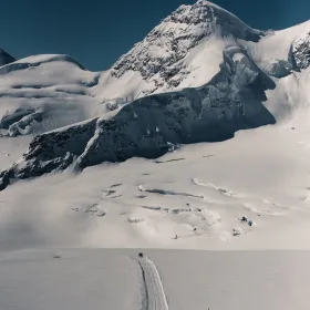 glacier in Switzerland