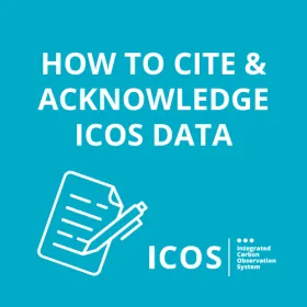 how to cite and acknowledge ICOS data