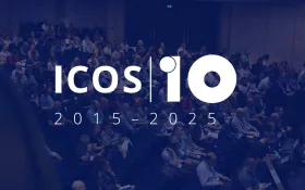 ICOS 10 year anniversary logo