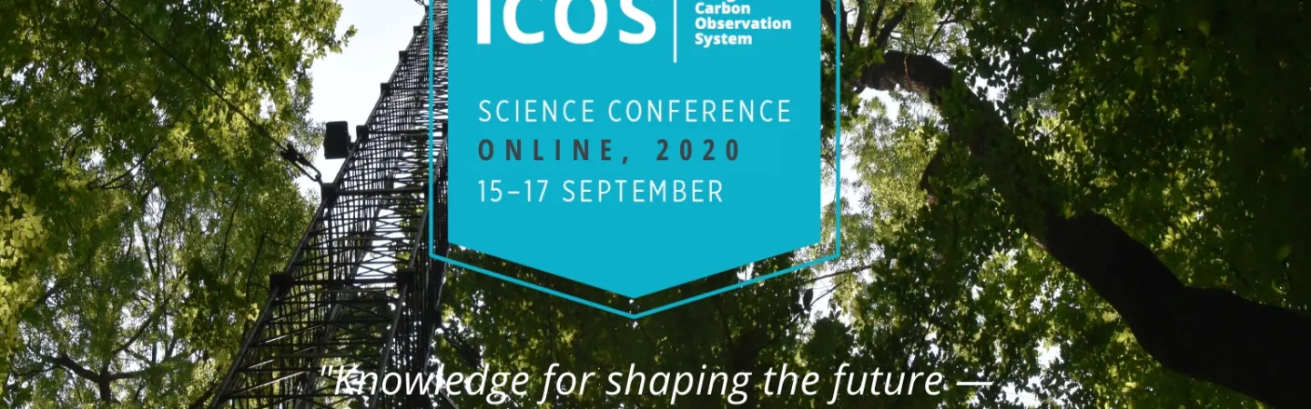 Banner with the science conference logo and tagline ("Knowledge for shaping the future – understanding the Earth's biogeochemical processes"."