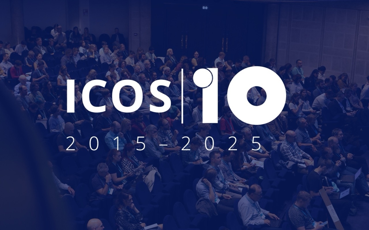 ICOS 10 year anniversary logo