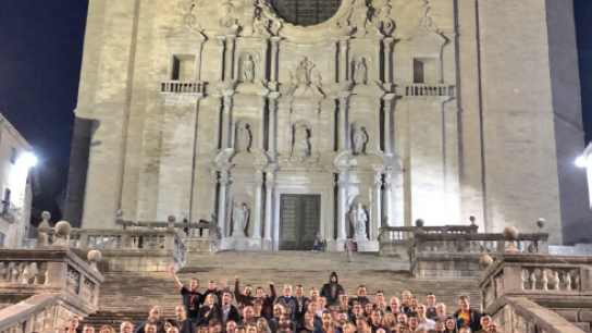 PIDapalooza 2018 family outside Girona cathedral
