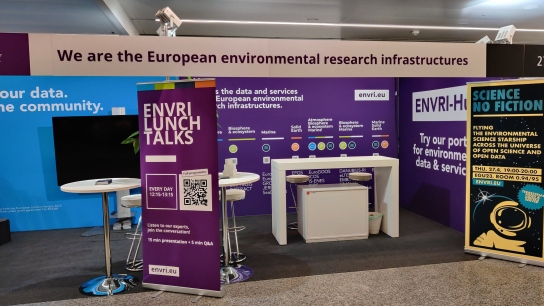 ENVRI booth at the EGU 