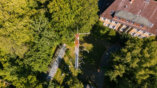 Berlin station from above 