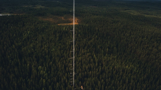 Svartberget station tower